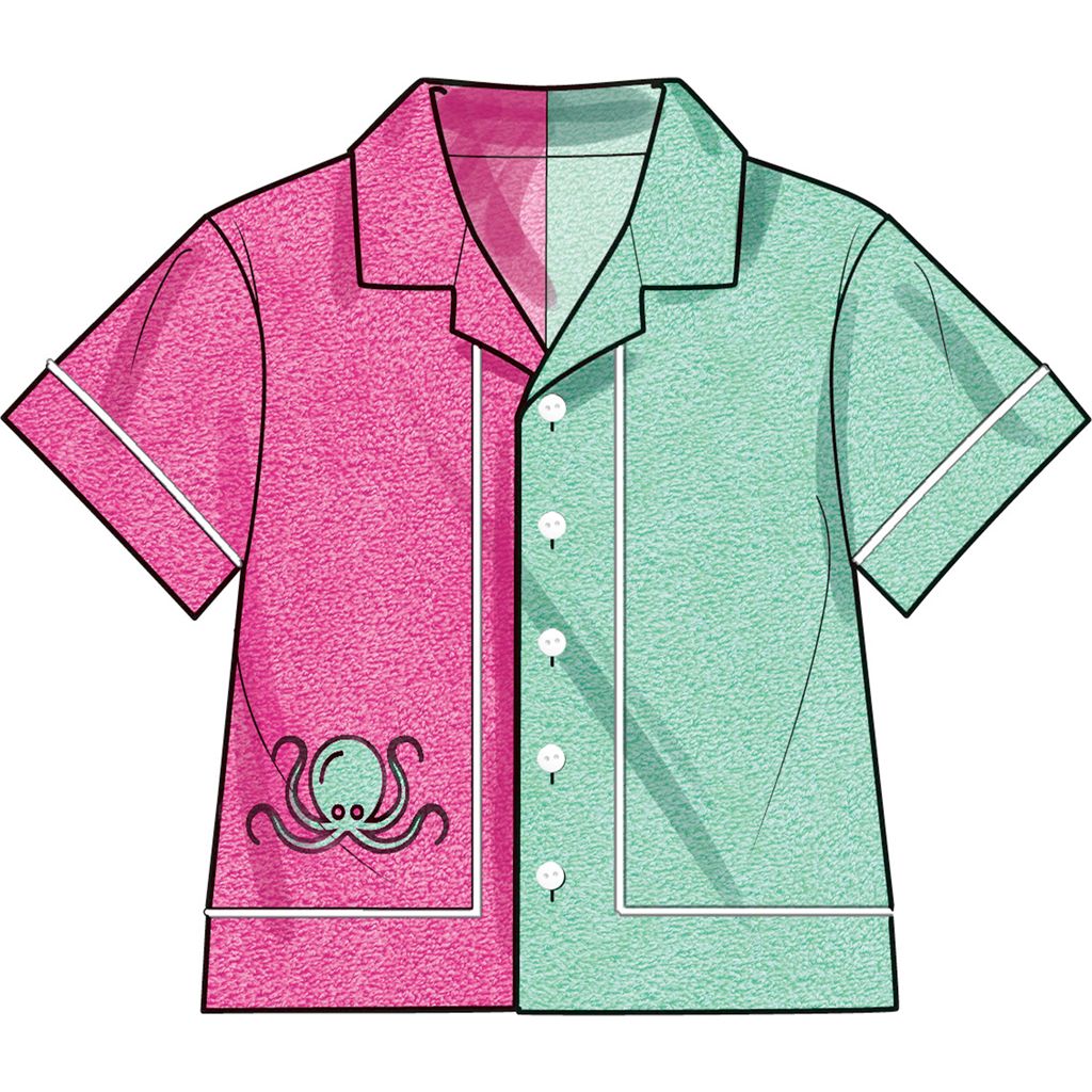 Simplicity Sewing Pattern S3145 Babies Contrast Shirt and Shorts 3145 Image 3 From Patternsandplains.com