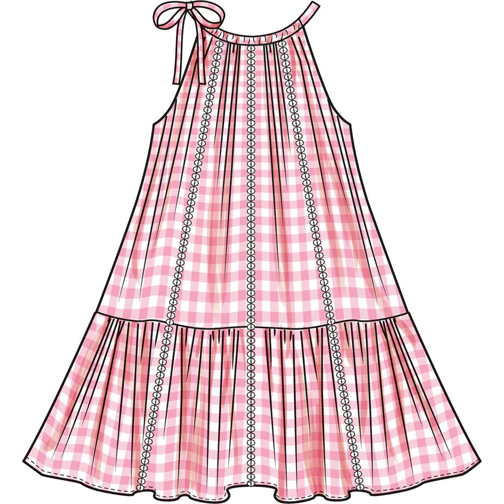Simplicity Sewing Pattern S3146 Childrens and Girls Dresses 3146 Image 4 From Patternsandplains.com