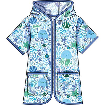 Simplicity Sewing Pattern S3147 Childrens and Girls Hooded Cover Up 3147 Image 3 From Patternsandplains.com