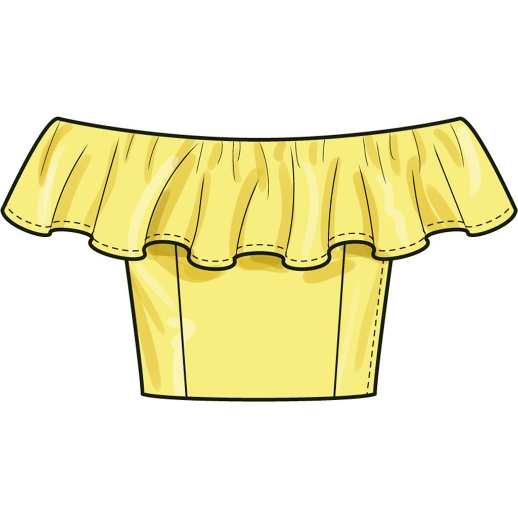 Simplicity Sewing Pattern S3148 Girls Ruffle Top and Skirt 3148 Image 3 From Patternsandplains.com