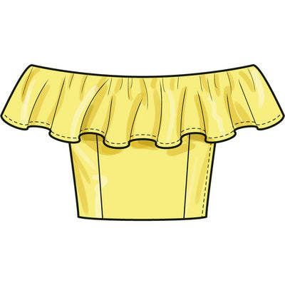 Simplicity Sewing Pattern S3148 Girls Ruffle Top and Skirt 3148 Image 3 From Patternsandplains.com