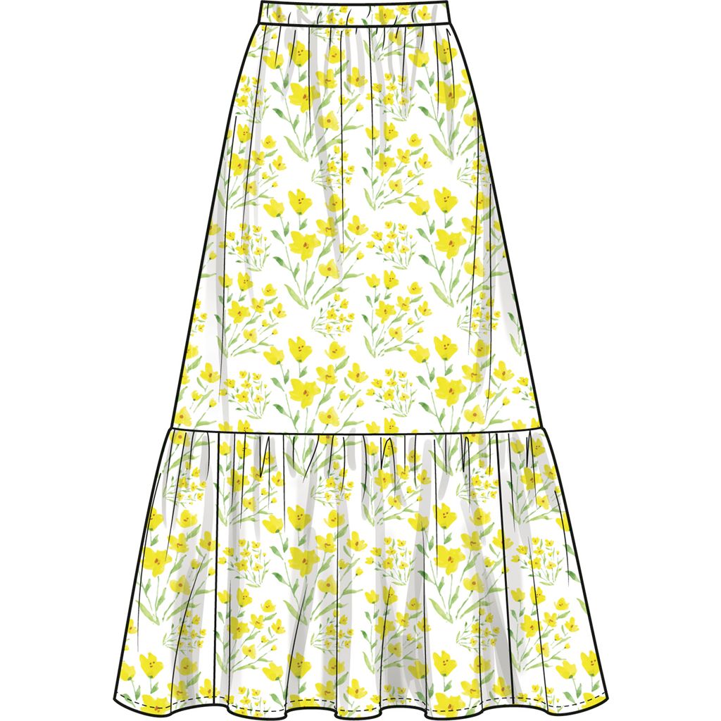 Simplicity Sewing Pattern S3148 Girls Ruffle Top and Skirt 3148 Image 6 From Patternsandplains.com