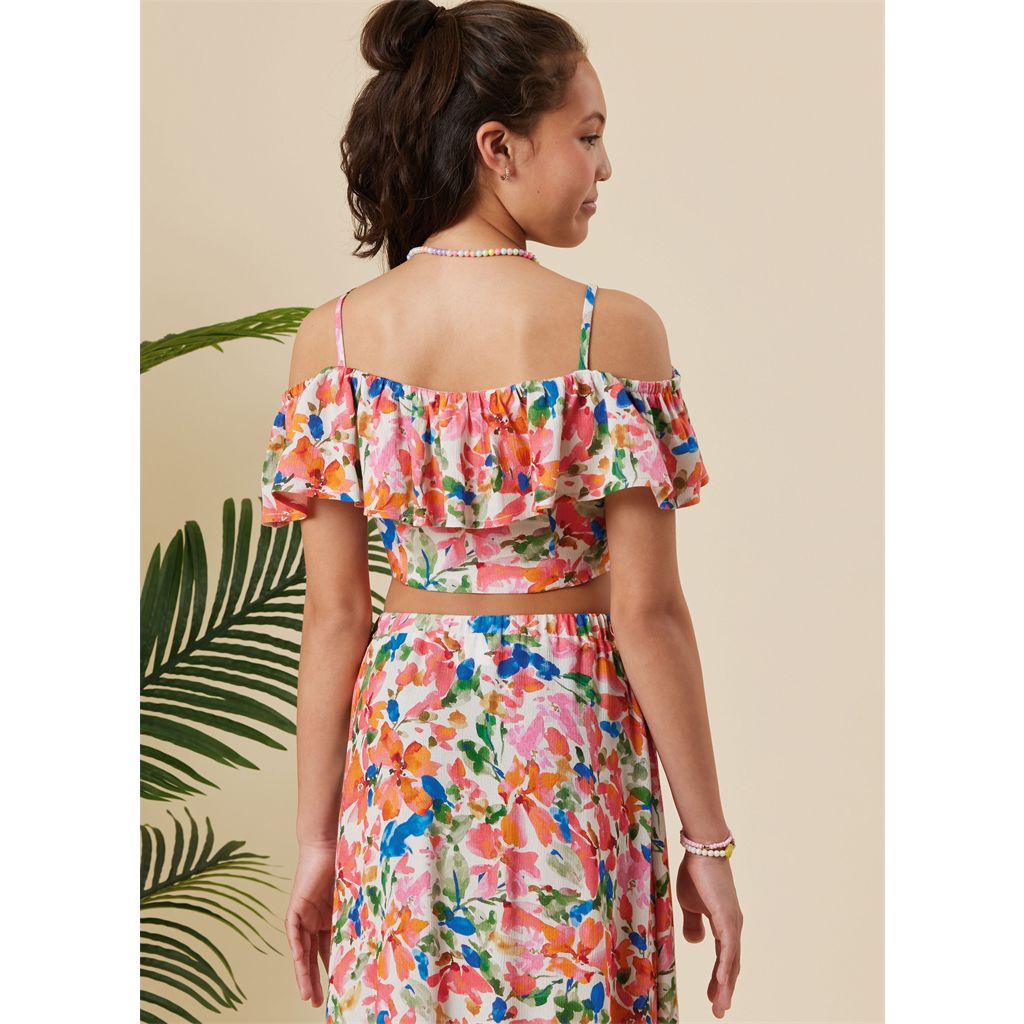 Simplicity Sewing Pattern S3148 Girls Ruffle Top and Skirt 3148 Image 8 From Patternsandplains.com