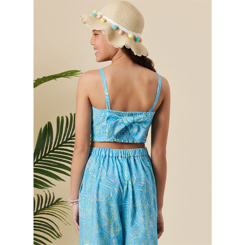 Simplicity Sewing Pattern S3149 Girls Top Shorts and Pants 3149 Image 7 From Patternsandplains.com