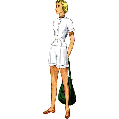Simplicity Sewing Pattern S3150 Misses Jacket Bra and Shorts 3150 Image 2 From Patternsandplains.com