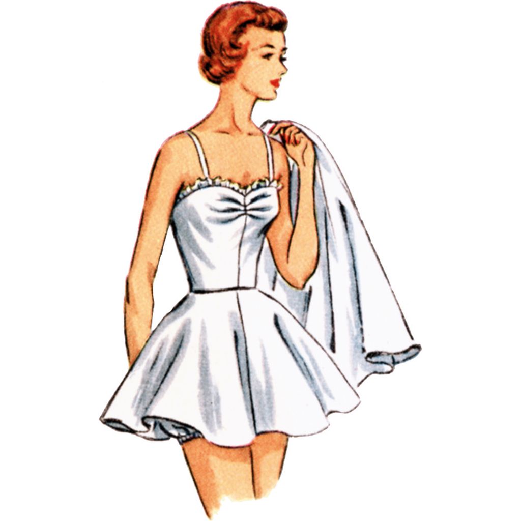 Simplicity Sewing Pattern S3151 Misses One Piece Bathing Suit and Skirt 3151 Image 2 From Patternsandplains.com