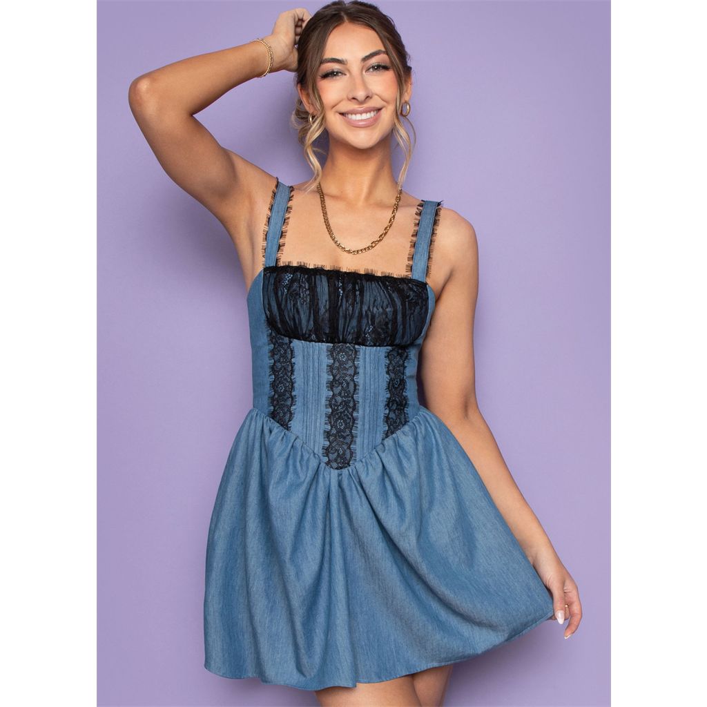 Simplicity Sewing Pattern S3162 Misses Corset Dress in Two Lengths by Madalynne 3162 Image 3 From Patternsandplains.com