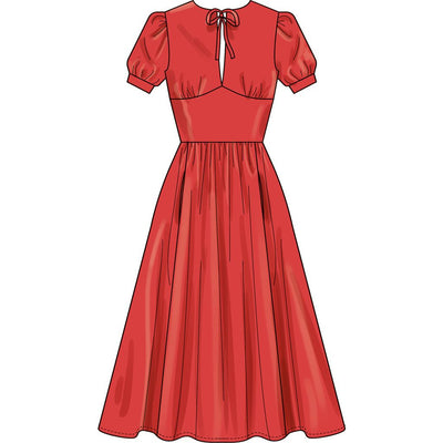 Simplicity Sewing Pattern S3163 Misses and Womens Dress with Sleeve Variations In Two Lengths 3163 Image 4 From Patternsandplains.com