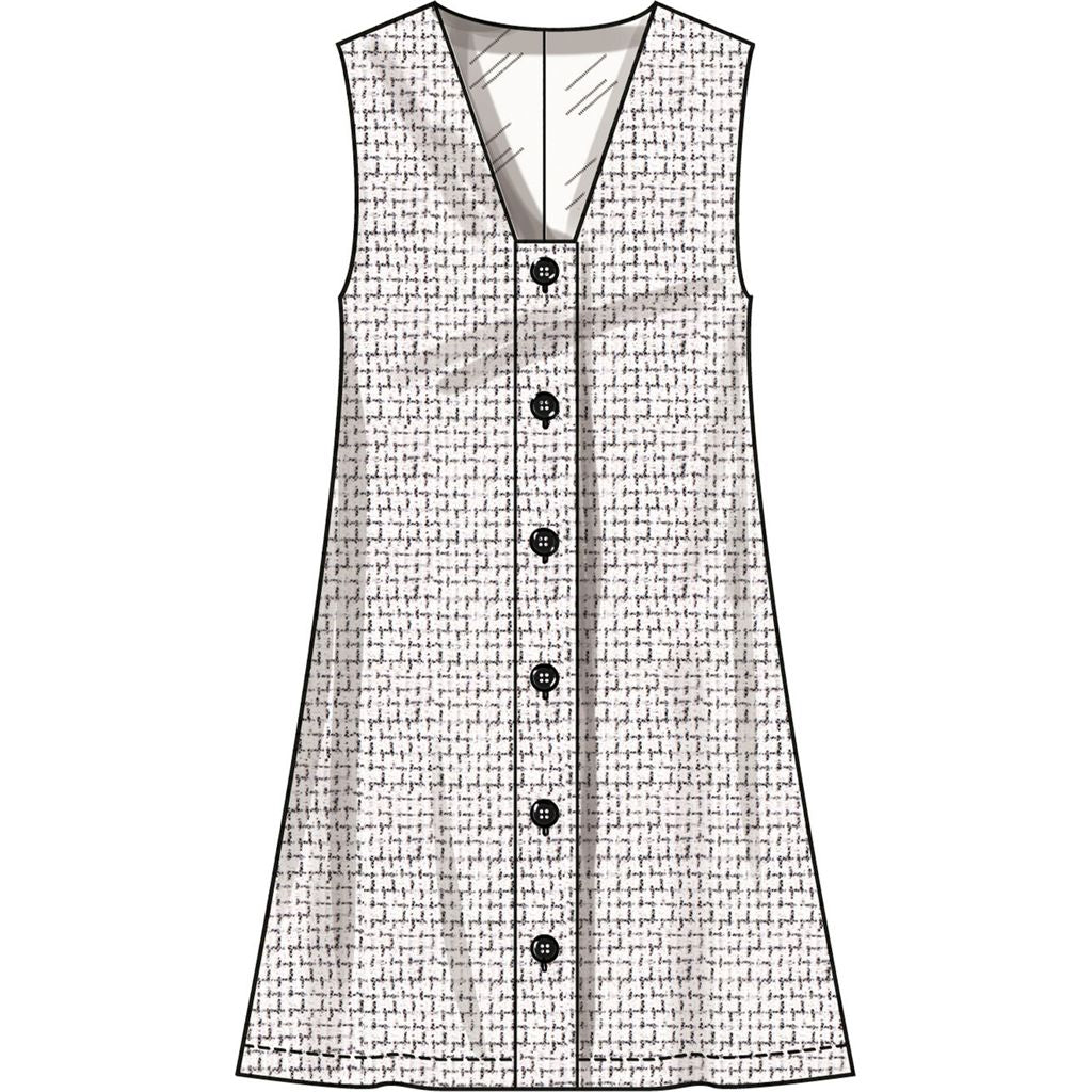 Simplicity Sewing Pattern S3164 Misses and Miss Petite Jumper 3164 Image 3 From Patternsandplains.com