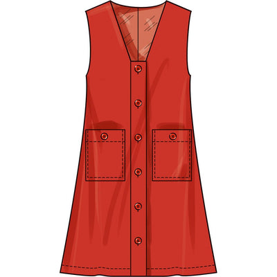 Simplicity Sewing Pattern S3164 Misses and Miss Petite Jumper 3164 Image 4 From Patternsandplains.com