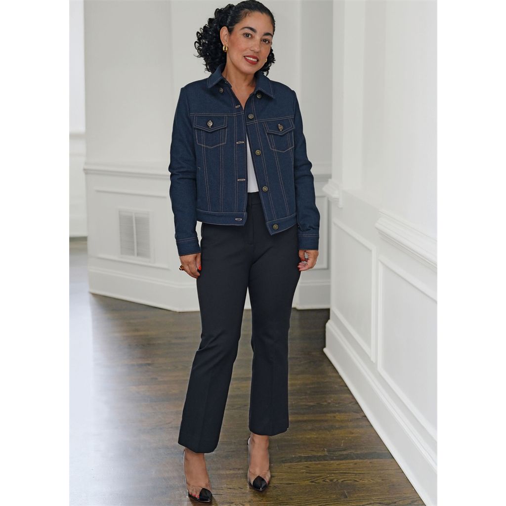 Simplicity Sewing Pattern S3168 Misses Jacket with Detachable Capelet in Two Lengths by Mimi G Style 3168 Image 5 From Patternsandplains.com