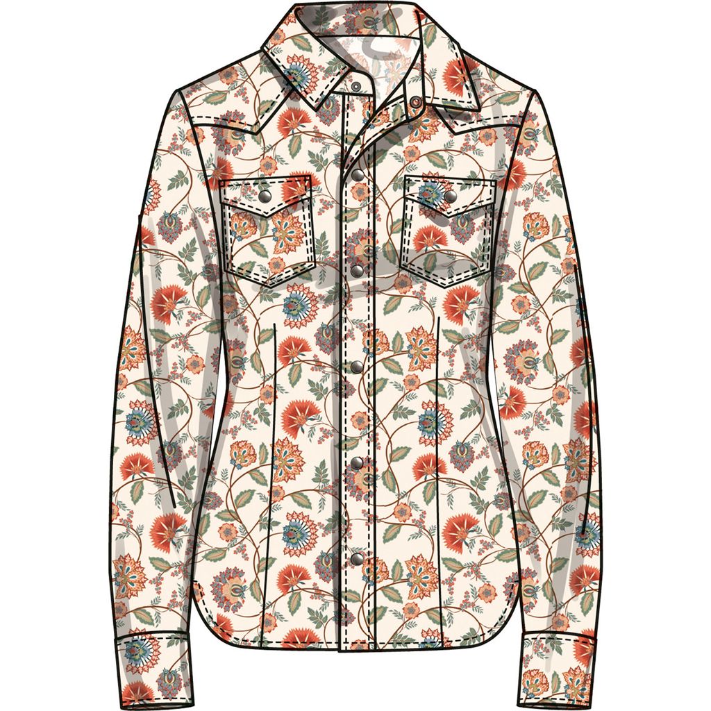 Simplicity Sewing Pattern S3171 Unisex Western Style Shirt 3171 Image 4 From Patternsandplains.com