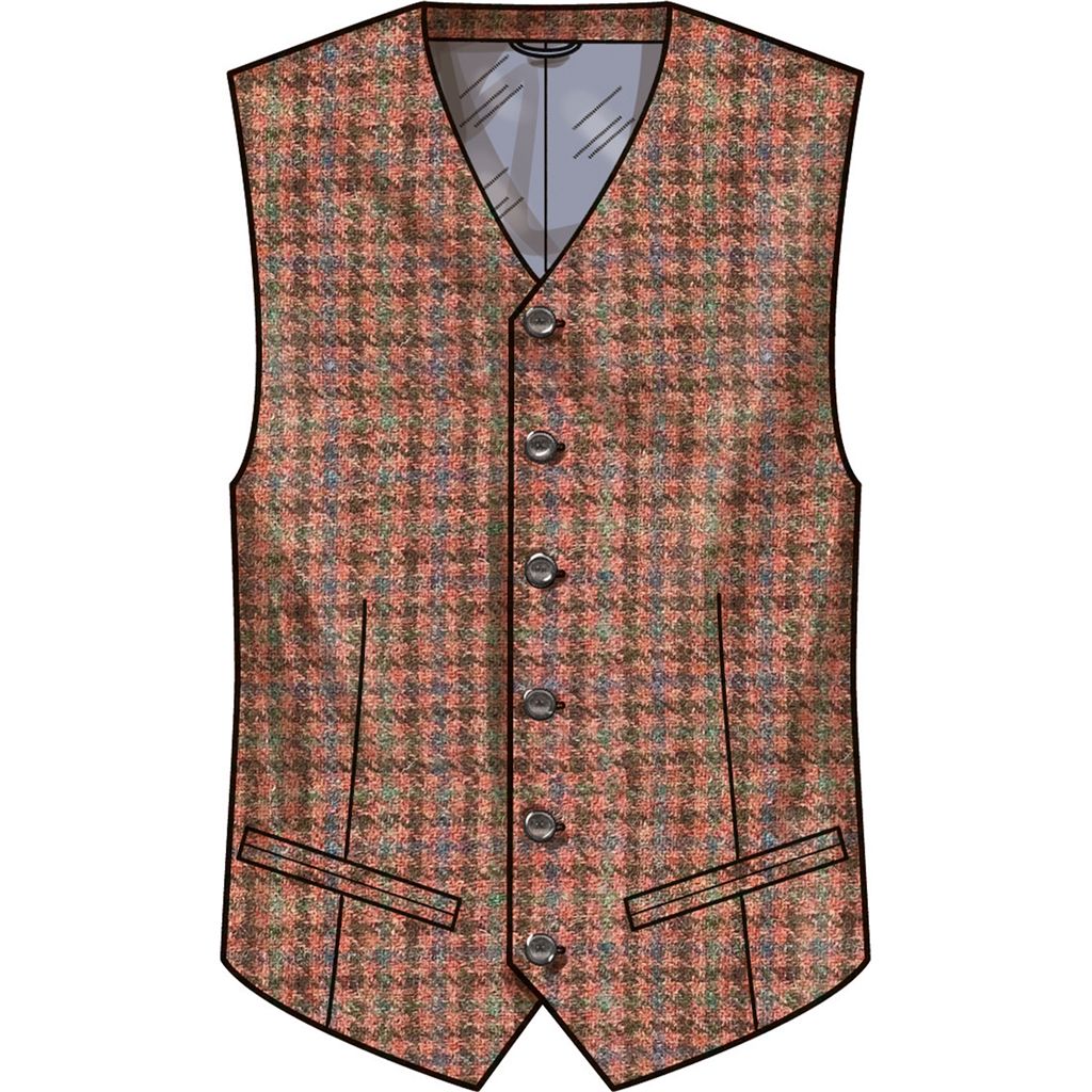 Simplicity Sewing Pattern S3172 Mens Vest and Slim Fit Shirt 3172 Image 3 From Patternsandplains.com