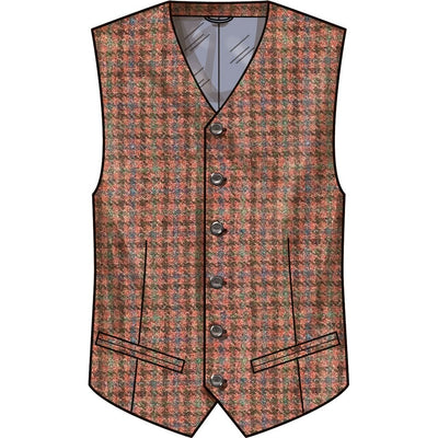 Simplicity Sewing Pattern S3172 Mens Vest and Slim Fit Shirt 3172 Image 3 From Patternsandplains.com