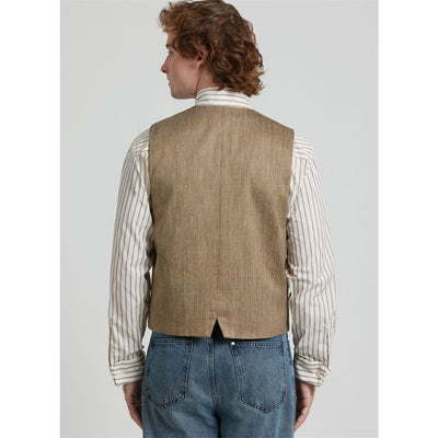 Simplicity Sewing Pattern S3172 Mens Vest and Slim Fit Shirt 3172 Image 6 From Patternsandplains.com