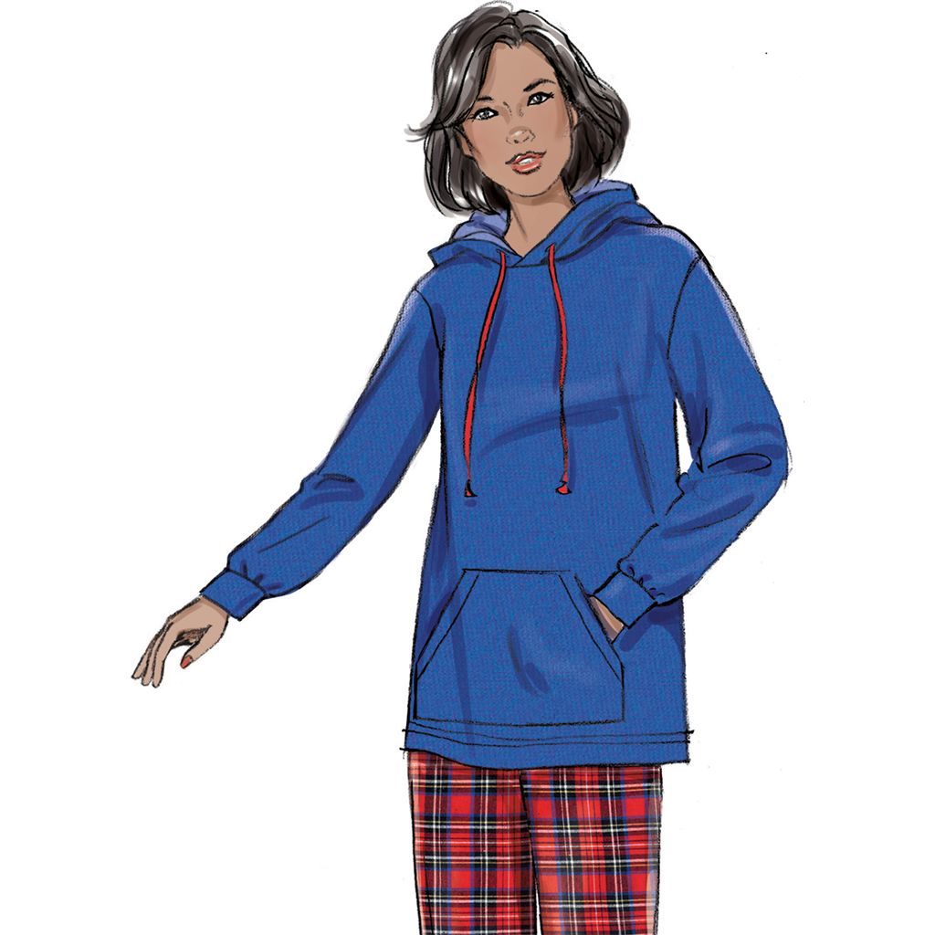 Simplicity Sewing Pattern S3173 Girls Boys and Adult Knit Hoodie and Pants 3173 Image 3 From Patternsandplains.com