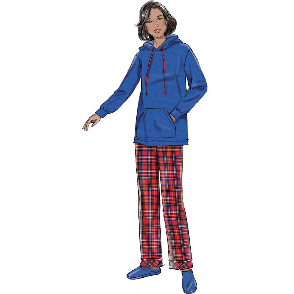 Simplicity Sewing Pattern S3173 Girls Boys and Adult Knit Hoodie and Pants 3173 Image 7 From Patternsandplains.com