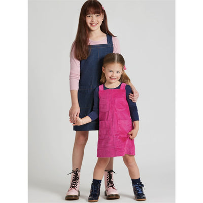 Simplicity Sewing Pattern S3174 Childrens and Girls Learn to Sew Jumpers 3174 Image 2 From Patternsandplains.com