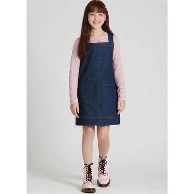 Simplicity Sewing Pattern S3174 Childrens and Girls Learn to Sew Jumpers 3174 Image 8 From Patternsandplains.com