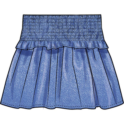 Simplicity Sewing Pattern S3175 Childrens and Girls Faux Smocking Skirts 3175 Image 3 From Patternsandplains.com
