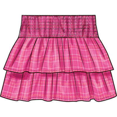 Simplicity Sewing Pattern S3175 Childrens and Girls Faux Smocking Skirts 3175 Image 4 From Patternsandplains.com