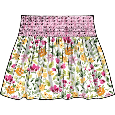 Simplicity Sewing Pattern S3175 Childrens and Girls Faux Smocking Skirts 3175 Image 5 From Patternsandplains.com