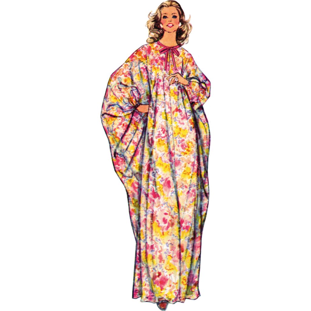 Simplicity Sewing Pattern S3179 1970s Misses Jiffy Caftan 3179 Image 2 From Patternsandplains.com