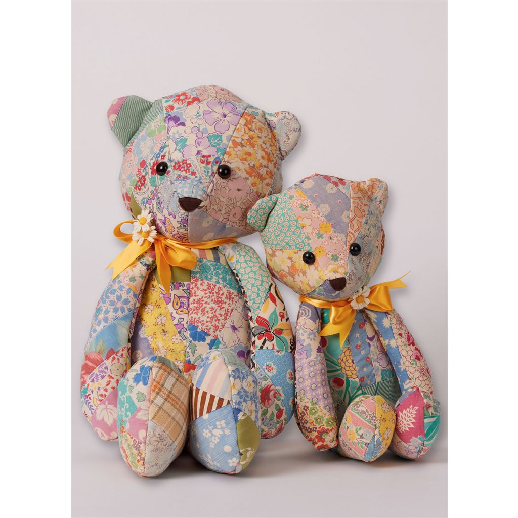 Simplicity Sewing Pattern S3185 Floppy Bears in Three Sizes by Elaine Heigl Designs 3185 Image 3 From Patternsandplains.com