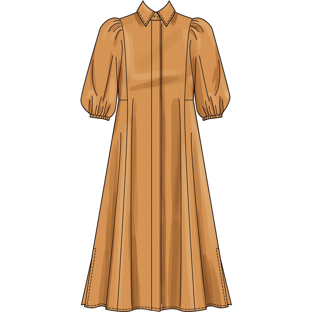 Simplicity Sewing Pattern S3193 Misses Shirtdress with Sleeve and Length Variations 3193 Image 3 From Patternsandplains.com