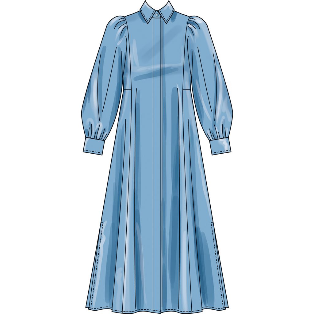 Simplicity Sewing Pattern S3193 Misses Shirtdress with Sleeve and Length Variations 3193 Image 5 From Patternsandplains.com