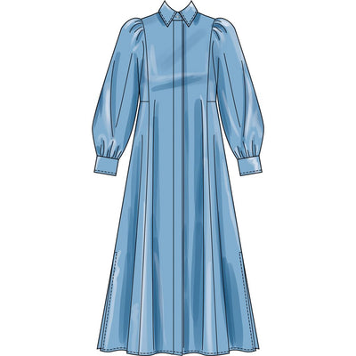 Simplicity Sewing Pattern S3193 Misses Shirtdress with Sleeve and Length Variations 3193 Image 5 From Patternsandplains.com