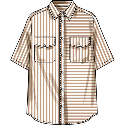 Simplicity Sewing Pattern S3194 Misses Shirt with Sleeve Variations 3194 Image 3 From Patternsandplains.com