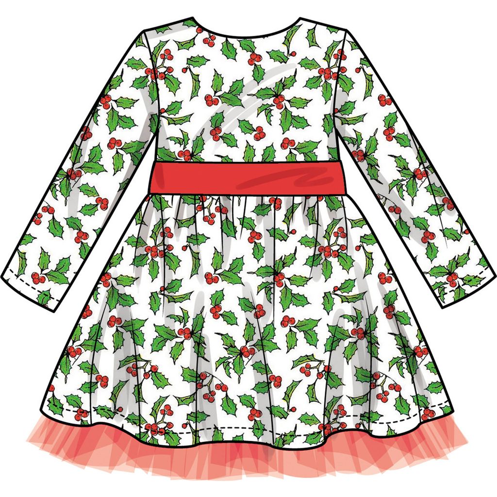 Simplicity Sewing Pattern S3209 Childrens Dress with Sleeve Variations 3209 Image 3 From Patternsandplains.com