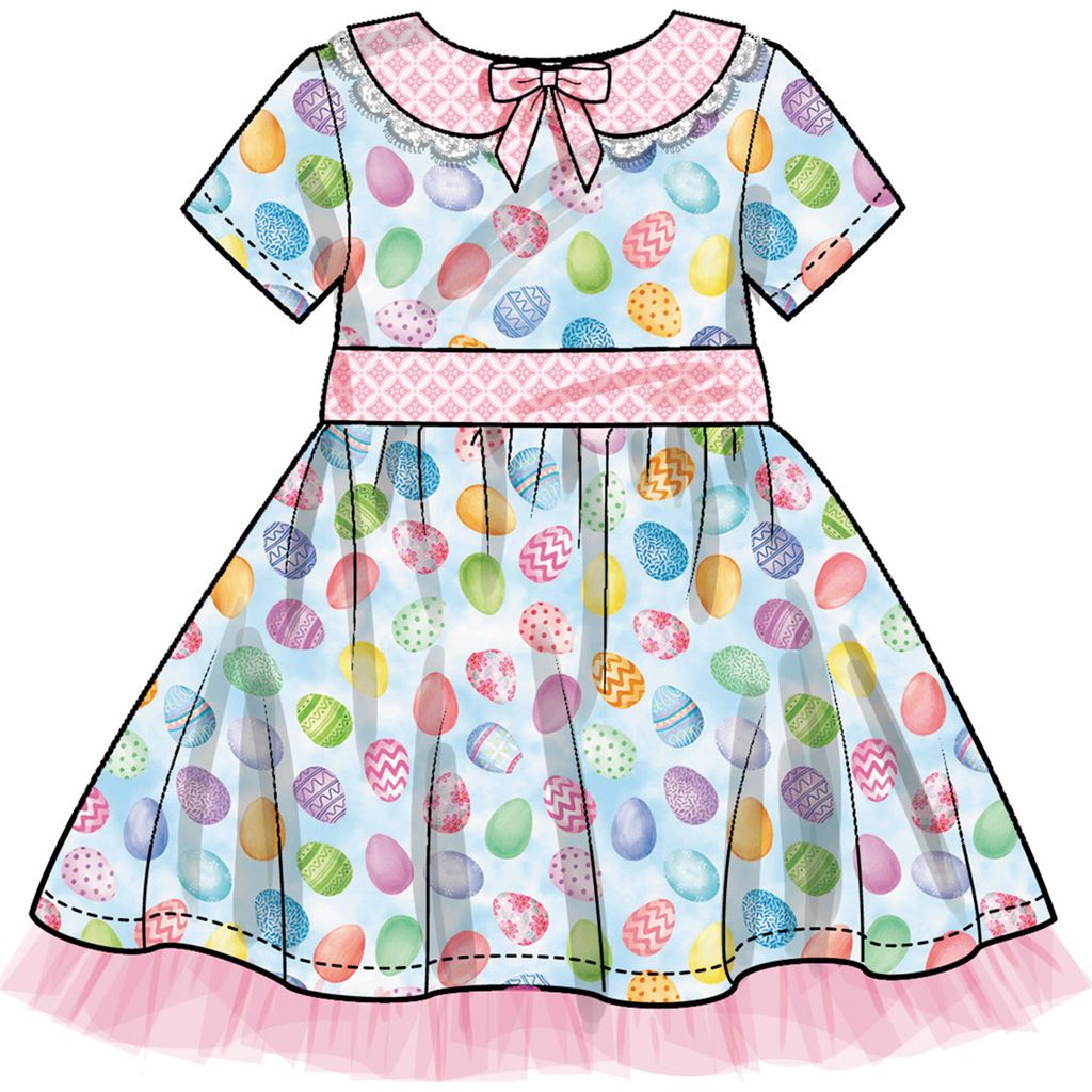 Simplicity Sewing Pattern S3209 Childrens Dress with Sleeve Variations 3209 Image 4 From Patternsandplains.com
