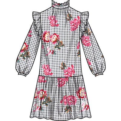 Simplicity Sewing Pattern S3211 Girls Dress with Sleeve Variations 3211 Image 4 From Patternsandplains.com