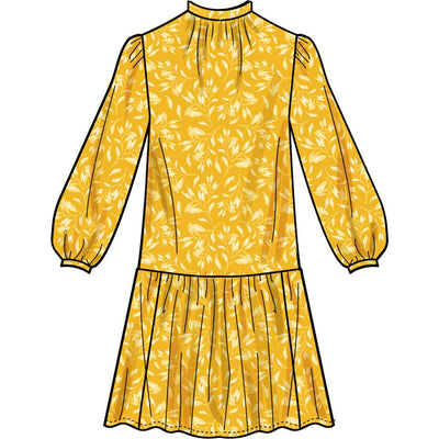 Simplicity Sewing Pattern S3211 Girls Dress with Sleeve Variations 3211 Image 5 From Patternsandplains.com