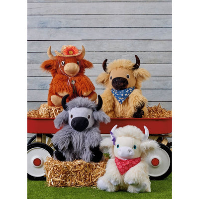 Simplicity Sewing Pattern S3221 Plush Highland Cows by Carla Reiss 3221 Image 2 From Patternsandplains.com