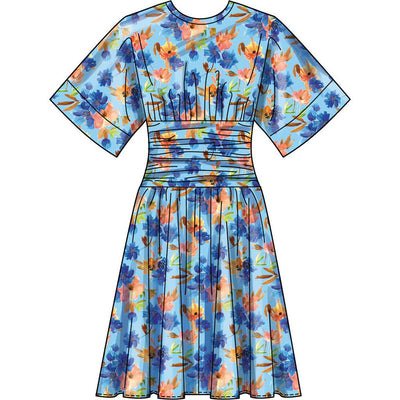 Simplicity Sewing Pattern S3229 Misses and Womens Midi Dress in Two Lengths 3229 Image 3 From Patternsandplains.com