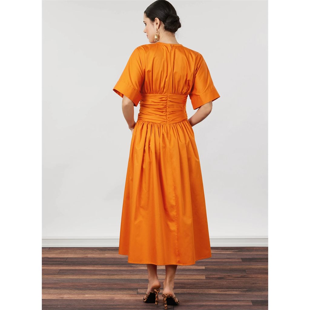 Simplicity Sewing Pattern S3229 Misses and Womens Midi Dress in Two Lengths 3229 Image 5 From Patternsandplains.com
