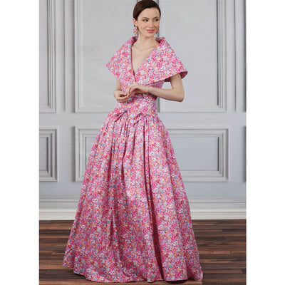 Simplicity Sewing Pattern S3231 Misses Drop Waist Dress in Two Lengths 3231 Image 2 From Patternsandplains.com