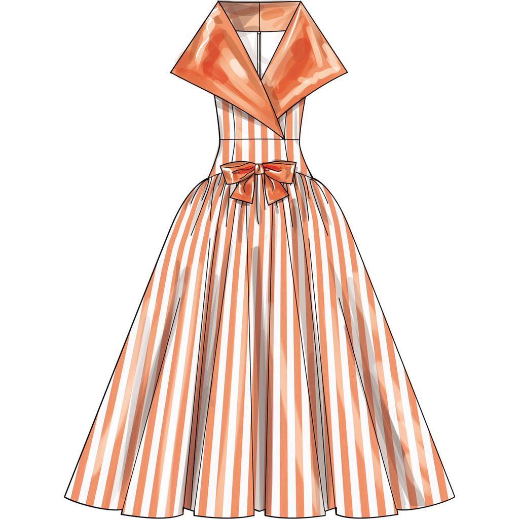 Simplicity Sewing Pattern S3231 Misses Drop Waist Dress in Two Lengths 3231 Image 4 From Patternsandplains.com