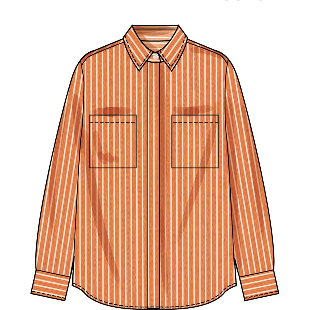 Simplicity Sewing Pattern S3232 Misses Oversized Shirt 3232 Image 3 From Patternsandplains.com