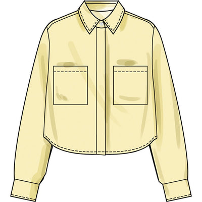 Simplicity Sewing Pattern S3232 Misses Oversized Shirt 3232 Image 4 From Patternsandplains.com