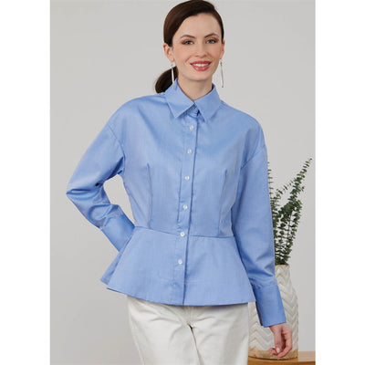 Simplicity Sewing Pattern S3234 Misses Peplum Shirt 3234 Image 2 From Patternsandplains.com