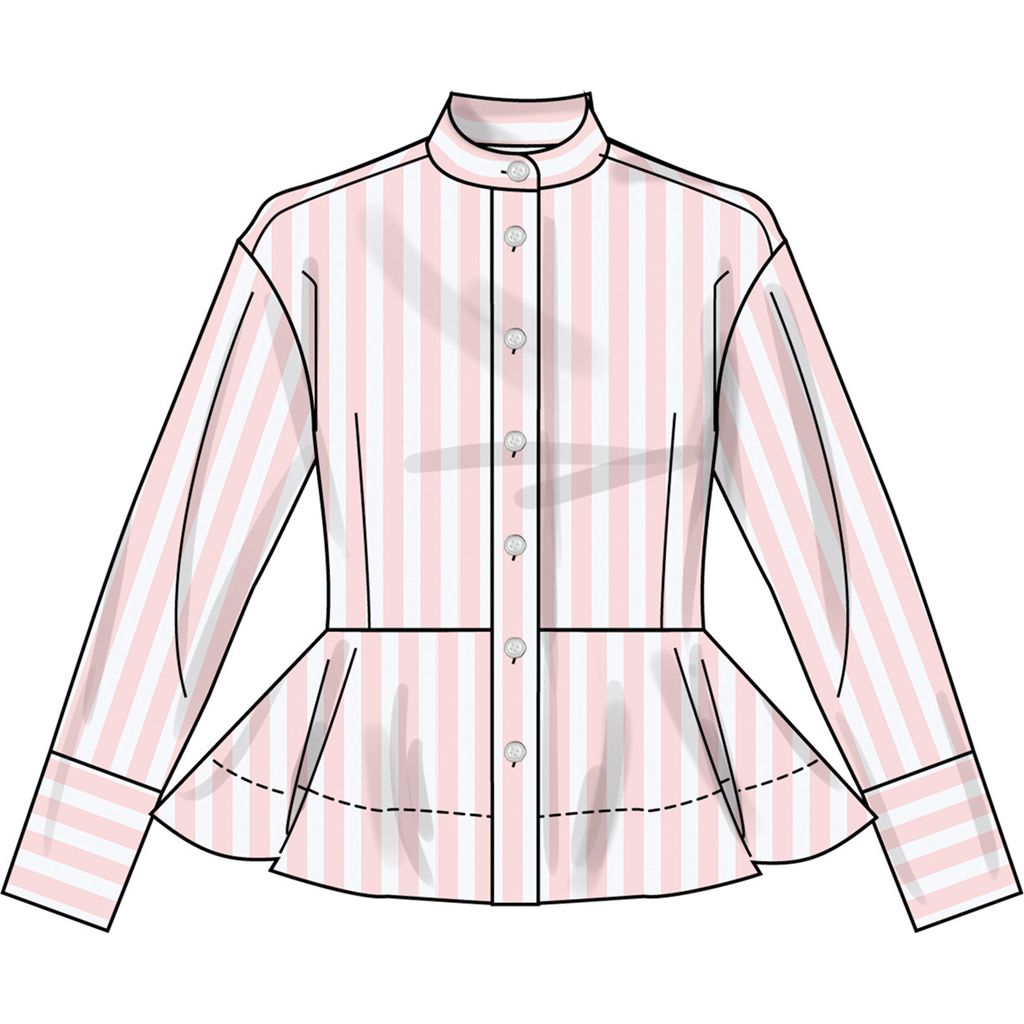 Simplicity Sewing Pattern S3234 Misses Peplum Shirt 3234 Image 4 From Patternsandplains.com