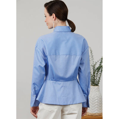 Simplicity Sewing Pattern S3234 Misses Peplum Shirt 3234 Image 5 From Patternsandplains.com