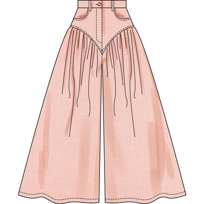 Simplicity Sewing Pattern S3236 Misses Wide and Balloon Leg Pants and Shorts 3236 Image 3 From Patternsandplains.com