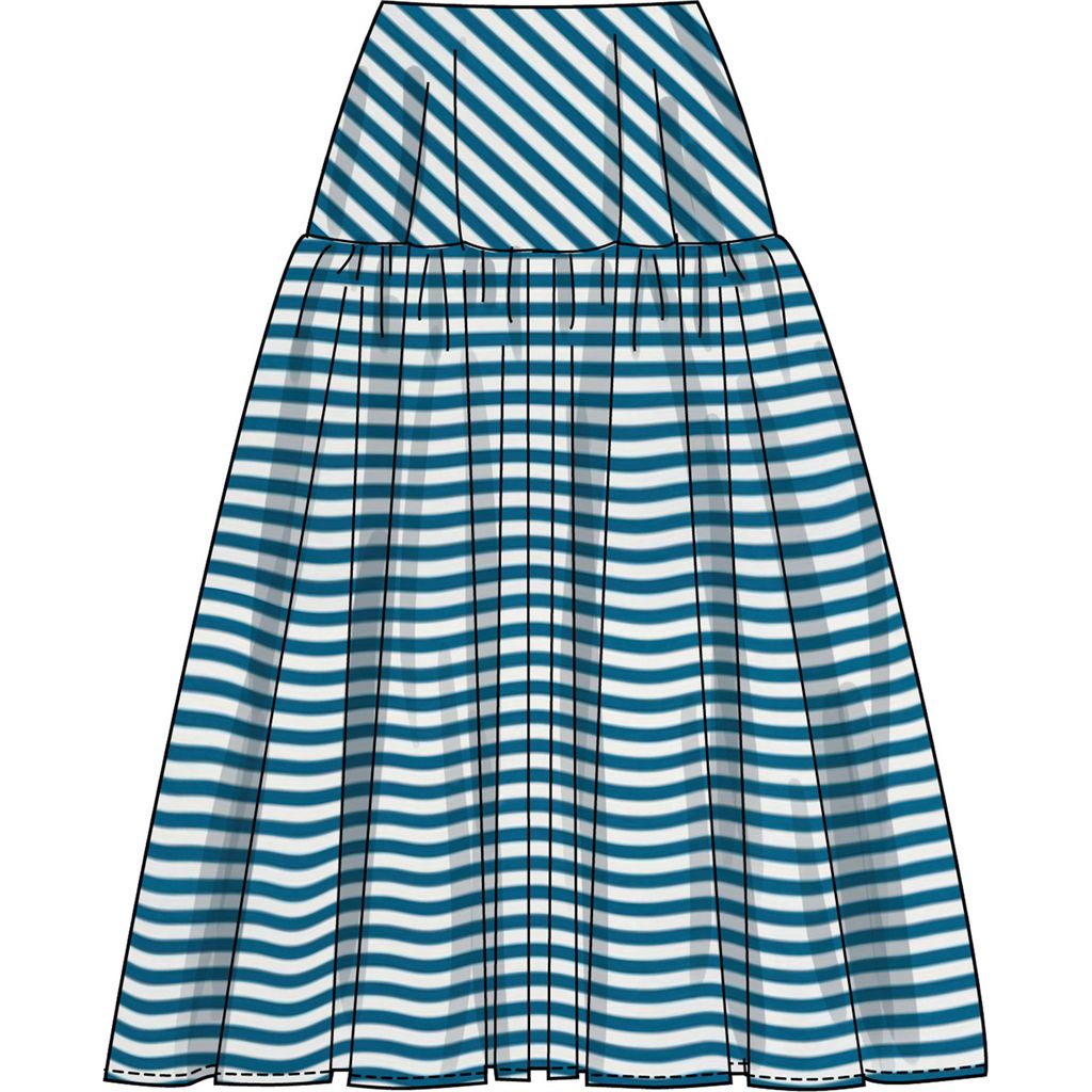 Simplicity Sewing Pattern S3237 Misses Skirt in Three Lengths 3237 Image 3 From Patternsandplains.com
