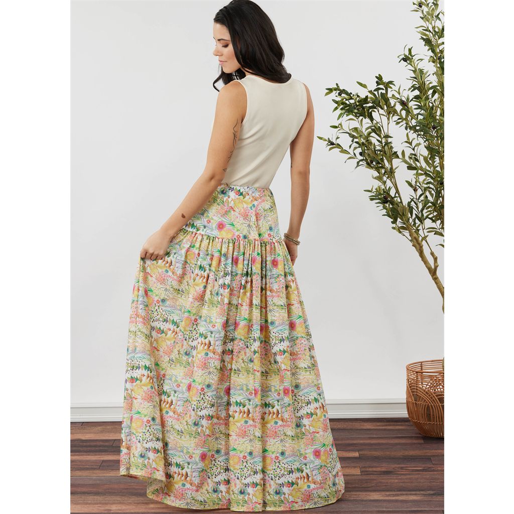 Simplicity Sewing Pattern S3237 Misses Skirt in Three Lengths 3237 Image 5 From Patternsandplains.com