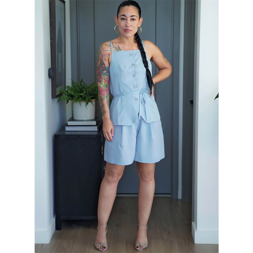 Simplicity Sewing Pattern S3238 Misses Vest Top and Shorts by Mimi G Style 3238 Image 4 From Patternsandplains.com